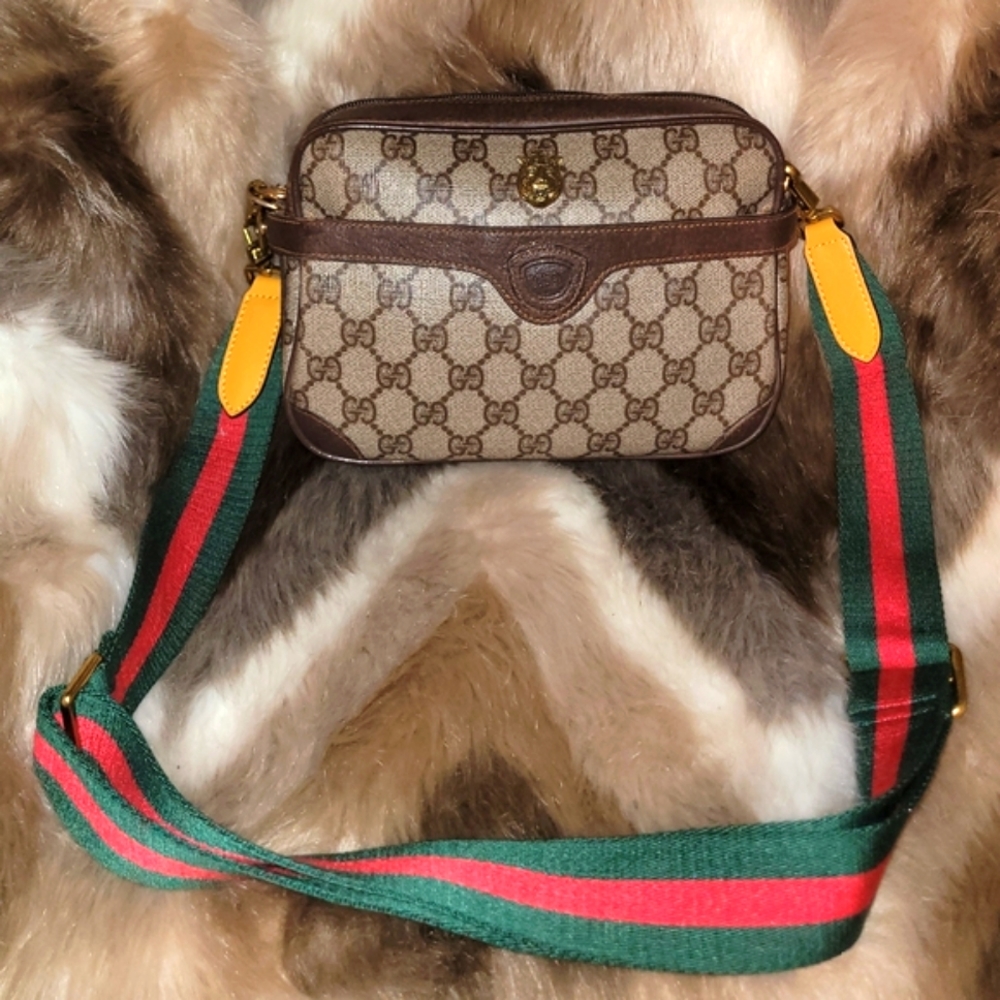 Gucci GG Supreme Canvas Wristlet Neo Vintage Fanny Pack Crossbody Should… - Picture 1 of 15